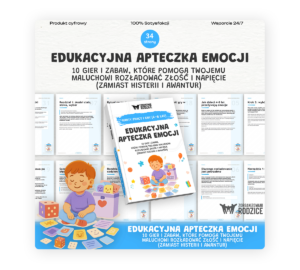 Edukacyjna Apteczka Emocji (4-8 lat): Jak pomóc dziecku rozładować złość i napięcie bez histerii i awantur - ebook