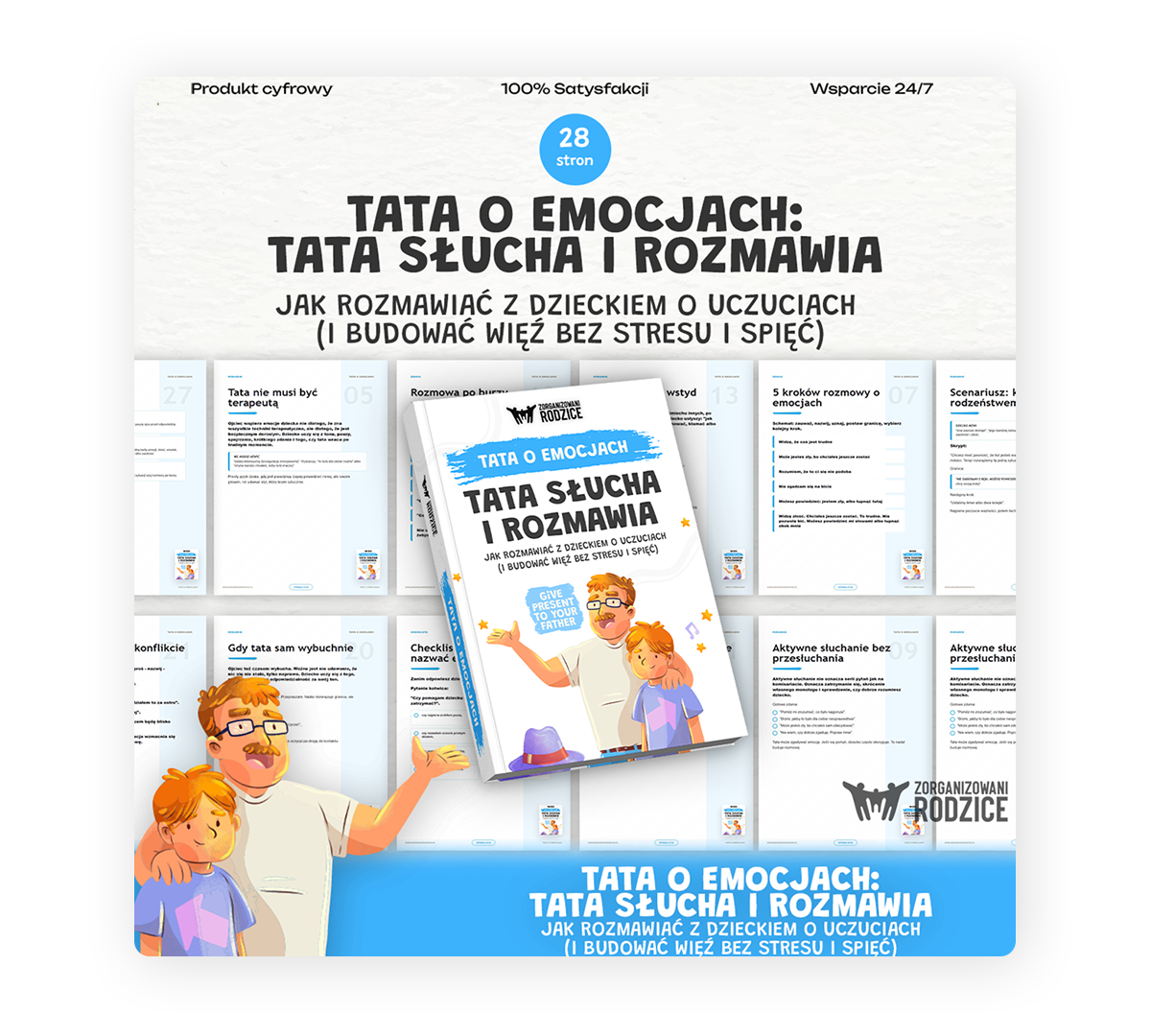 TATA O EMOCJACH: Jak rozmawiać z dzieckiem o uczuciach i budować więź bez stresu i spięć - ebook