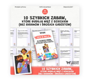 TATA W AKCJI: 10 szybkich zabaw, które budują więź z dzieckiem bez ekranów i drogich gadżetów - ebook