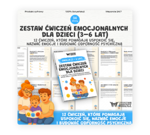 Zestaw Ćwiczeń Emocjonalnych dla Dzieci (3–6 lat): Jak wspierać spokój, nazywanie emocji i odporność psychiczną u małego dziecka - ebook